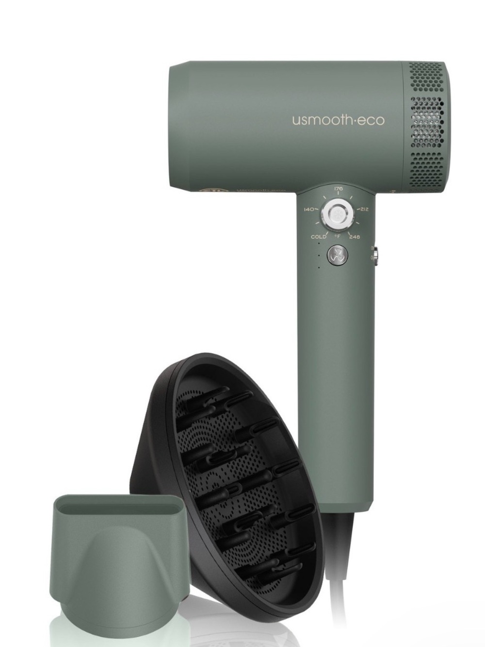 Usmooth • Eco AccelerDry Professional Hair Dryer Limited Edition Green